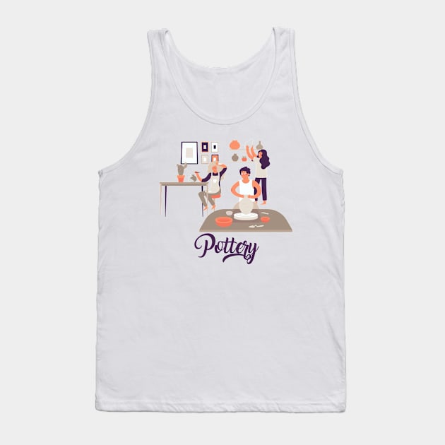 Pottery Shop Tank Top by Teequeque